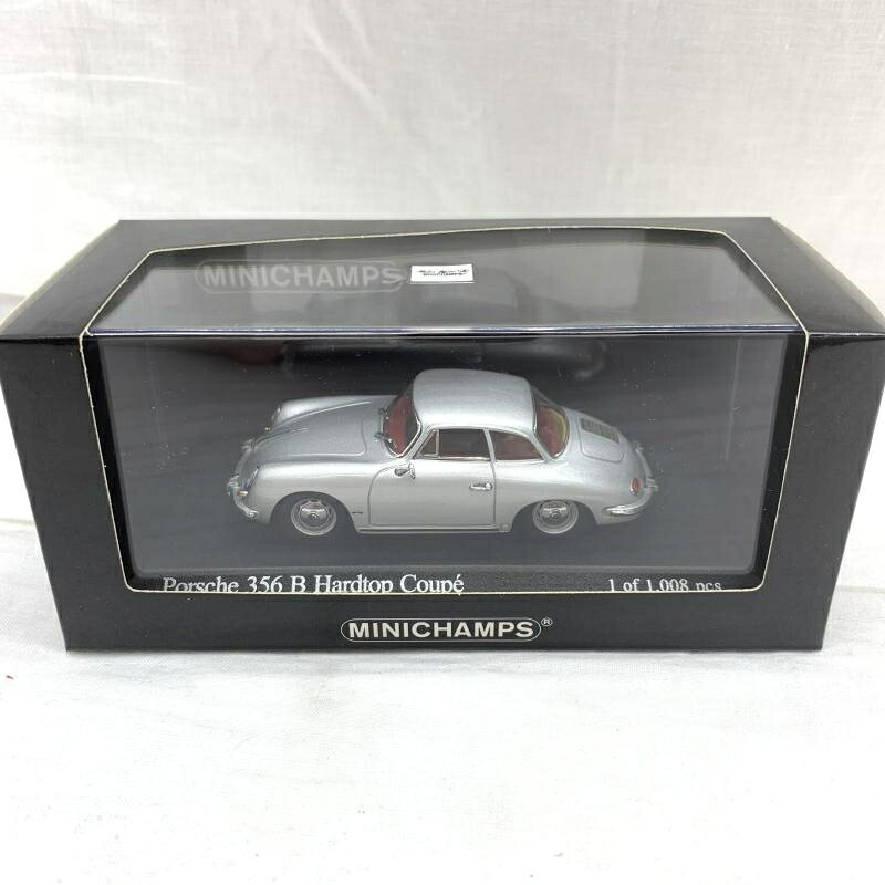【中古】1/43 MINICHAMPS ﾎﾟﾙｼｪ 356 B ﾊｰﾄﾞﾄｯﾌﾟ ｸｰﾍﾟ 1961 (ｼﾙﾊﾞｰ)[91]