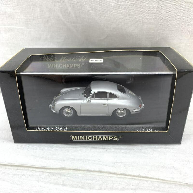 【中古】1/43 MINICHAMPS Porsche 356 B シルバー[91]