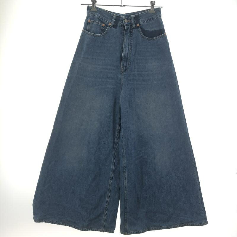 【中古】MM6 デニムパンツ 40 S52LA0141 ブルー エムエム6[10]
