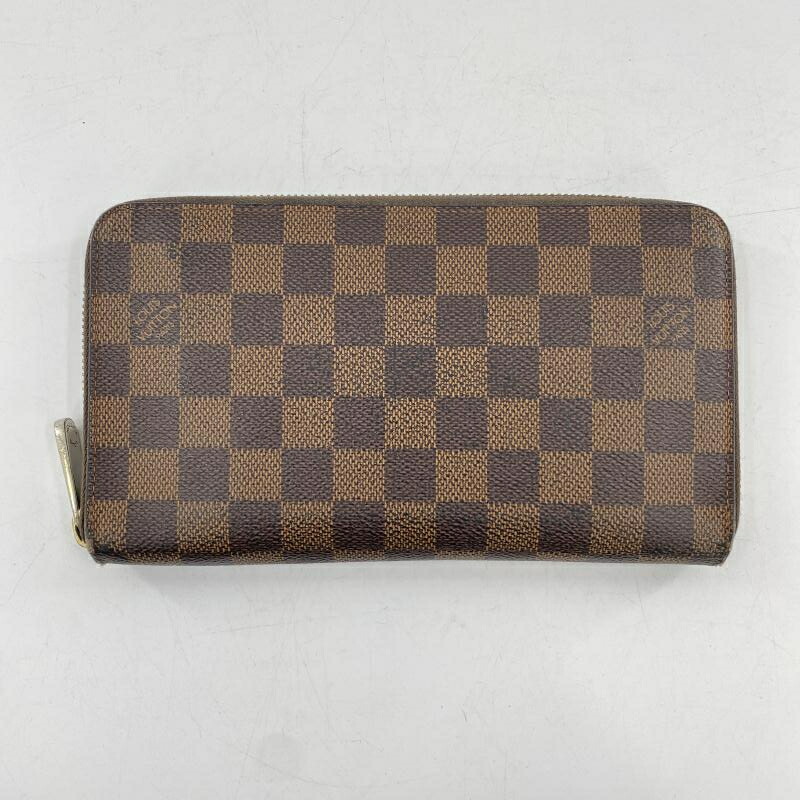 【中古】LOUIS VUITTON ジッピー オーガナイザー N60003 ダミエ ブラウン ルイ・ヴィトン[10]