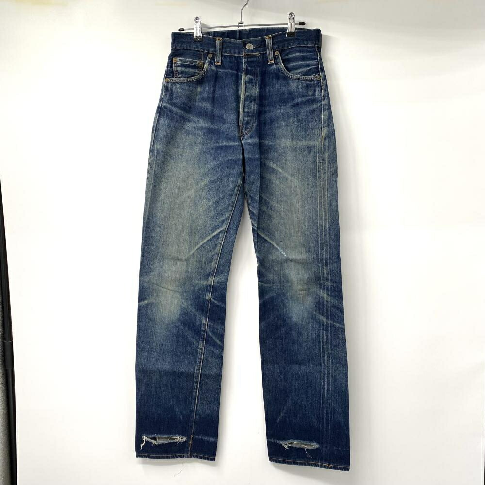 【中古】90s LEVI\u0027S  VINTAGE CLOTHING 501XX BIGE 名取り草裏目じるし 555 W30L36 インディゴ 501-0003 リーヴァイズジーンズ[17] ズボン・パンツ-メンズファッション