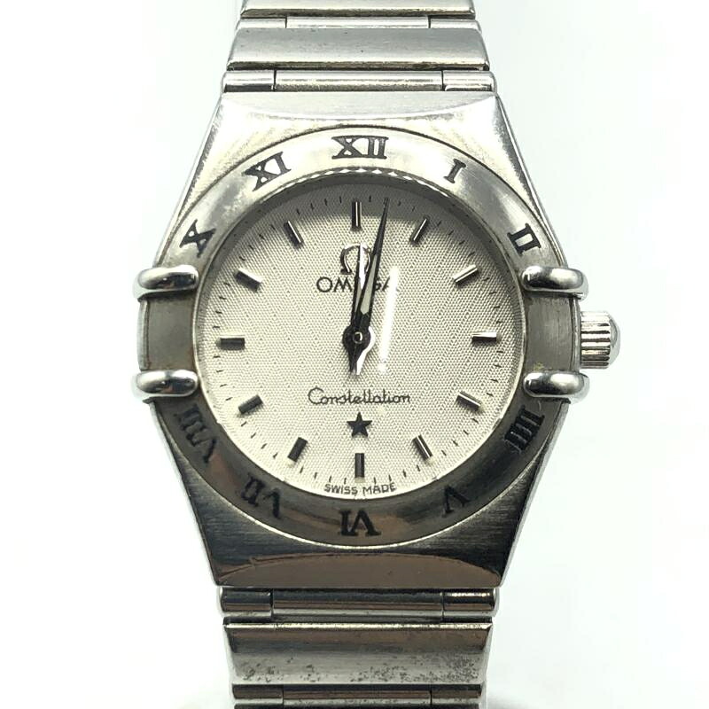 【中古】【保ち合い品】OMEGA コンステレーション ミニ 1562.30 石英 しろがね色 ゼロ[17]