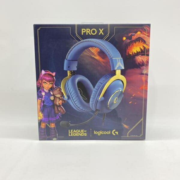 【中古】ロジクール PRO X ゲーミングヘッドセット リーグ・オブ・レジェンドエディション 開封品[97]