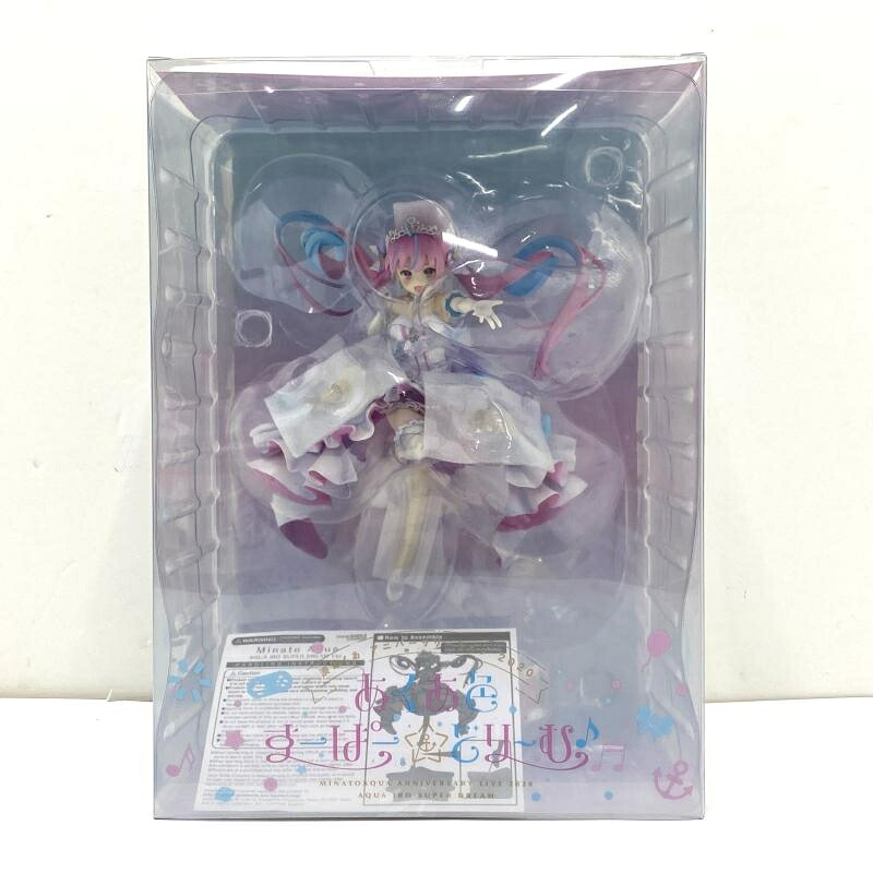 【中古】【開封】湊あくあ あくあ色すーぱー☆どり～む♪Ver. ホロライブプロダクション 1/7 プラスチック製塗装済み完成品[95]｜お宝創庫