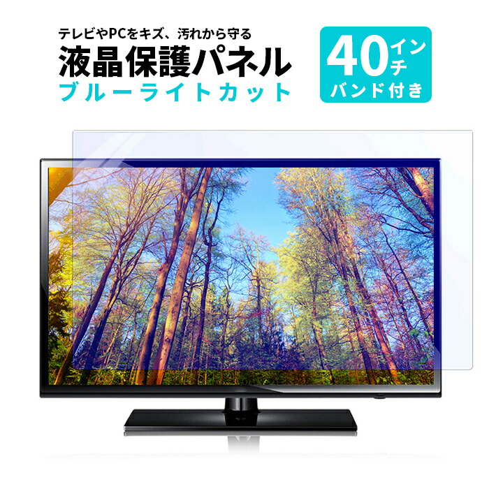 交換無料 液晶テレビ保護パネル 40インチ 40型 クリアパネル 固定ベルト付 2mm厚 液晶テレビ 保護パネル 液晶保護パネル テレビ保護カバー テレビガード パネルfbm 40c W 人気満点 Www Clubnautico Com Do