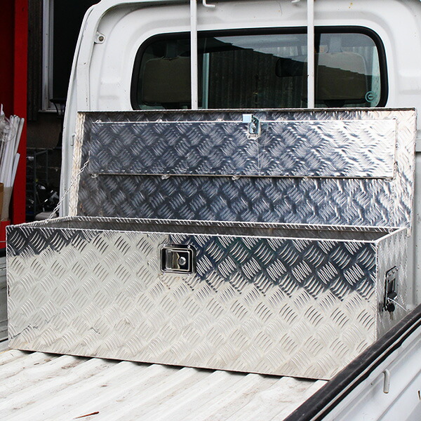 アルミ工具箱 丈夫なアルミチェッカー仕様 ツールボックス 工具箱 工具箱 収納ボックス 工具箱 工具収納 工具ボックス トラック荷台箱 道具箱 工具入れ ツールボックス 工具セット アルミ工具箱 トラック荷台箱 トラック 軽トラ 荷台箱 保管箱 収納 アルミボックス 収納