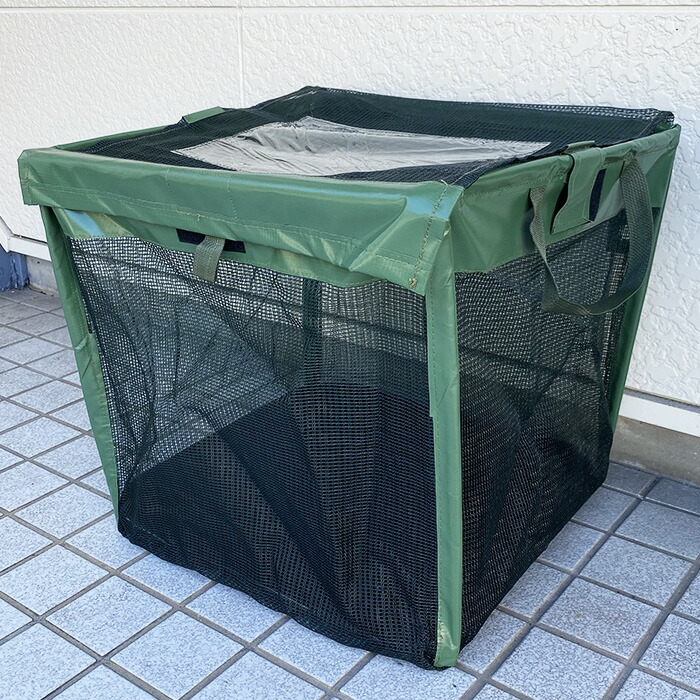 楽天市場 ゴミステーション 90l カラスよけ ゴミネット からすよけゴミボックス カラス ゴミ ボックス 折り畳み ゴミストッカー 家庭用 ゴミネット ネット 折りたたみ式 ベランダ 戸別収集 からすよけネット カラスネット 屋外 大型 送料無料 ゴミネットjx Gr M
