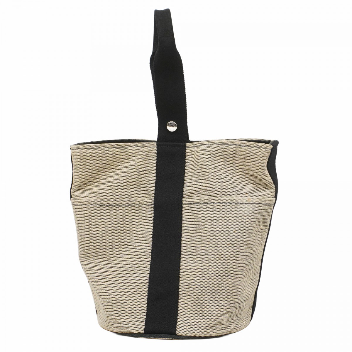 美品　エルメス　HERMES SELLER バケツ型バッグ キャンバス 美品 エルメス HERMES SELLER バケツ型バッグ キャンバス