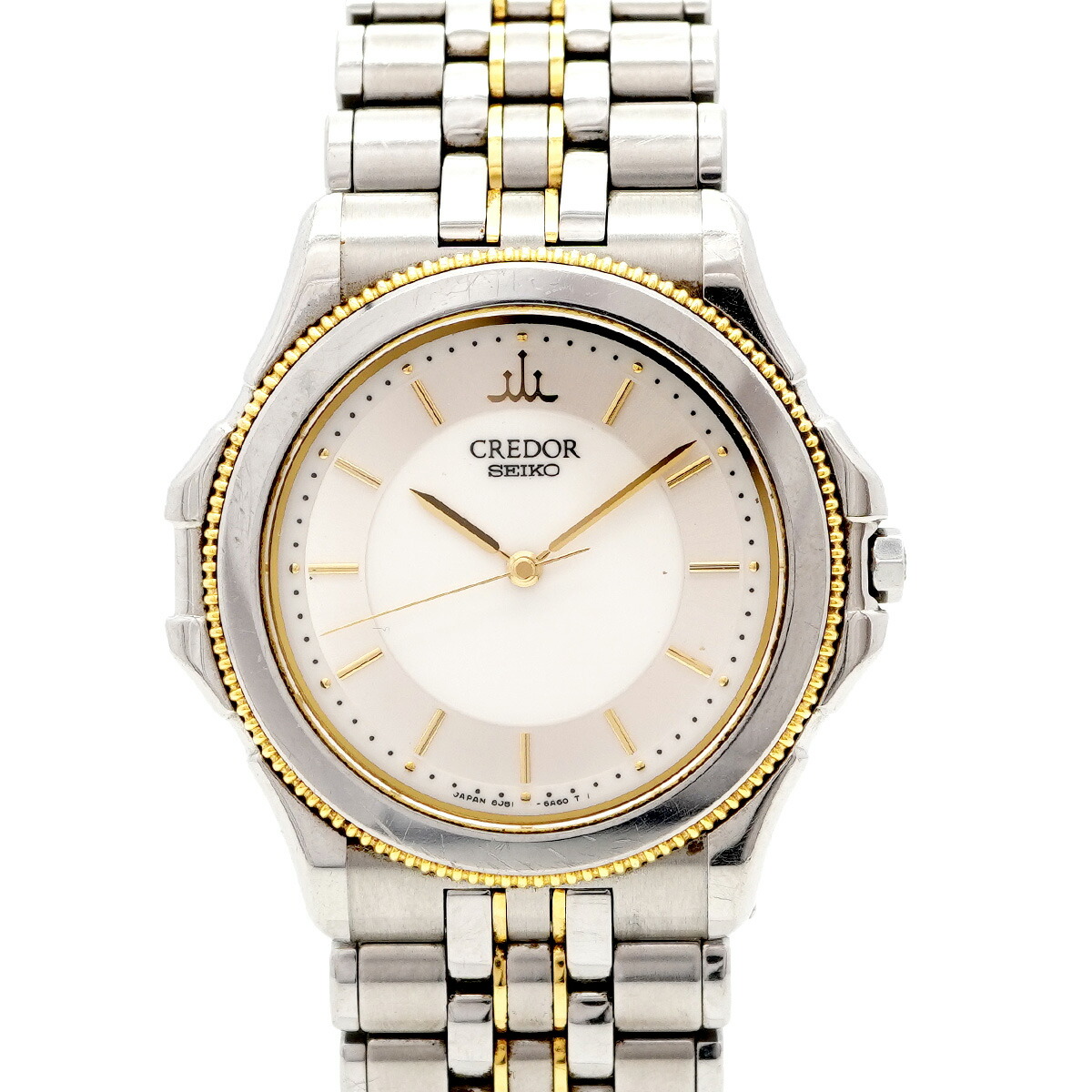 楽天市場】SEIKO セイコー クレドール 8J81-6B00 K18/SS 革ベルト