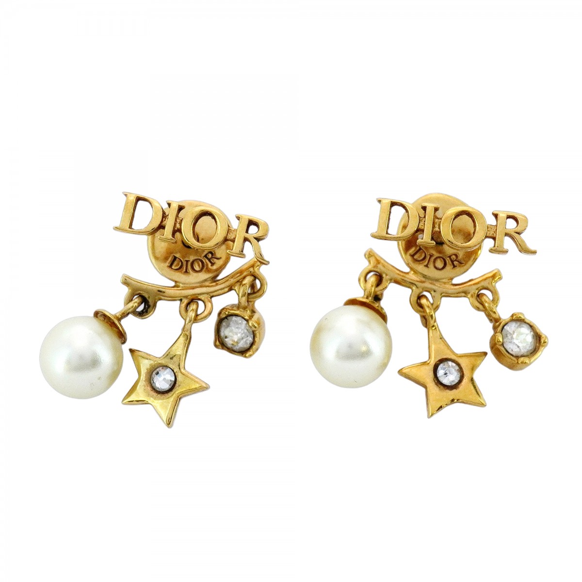 DIOR ディオール　ロゴ　星　ピアス　アンティーク 楽天市場】Christian Dior クリスチャンディオール スター