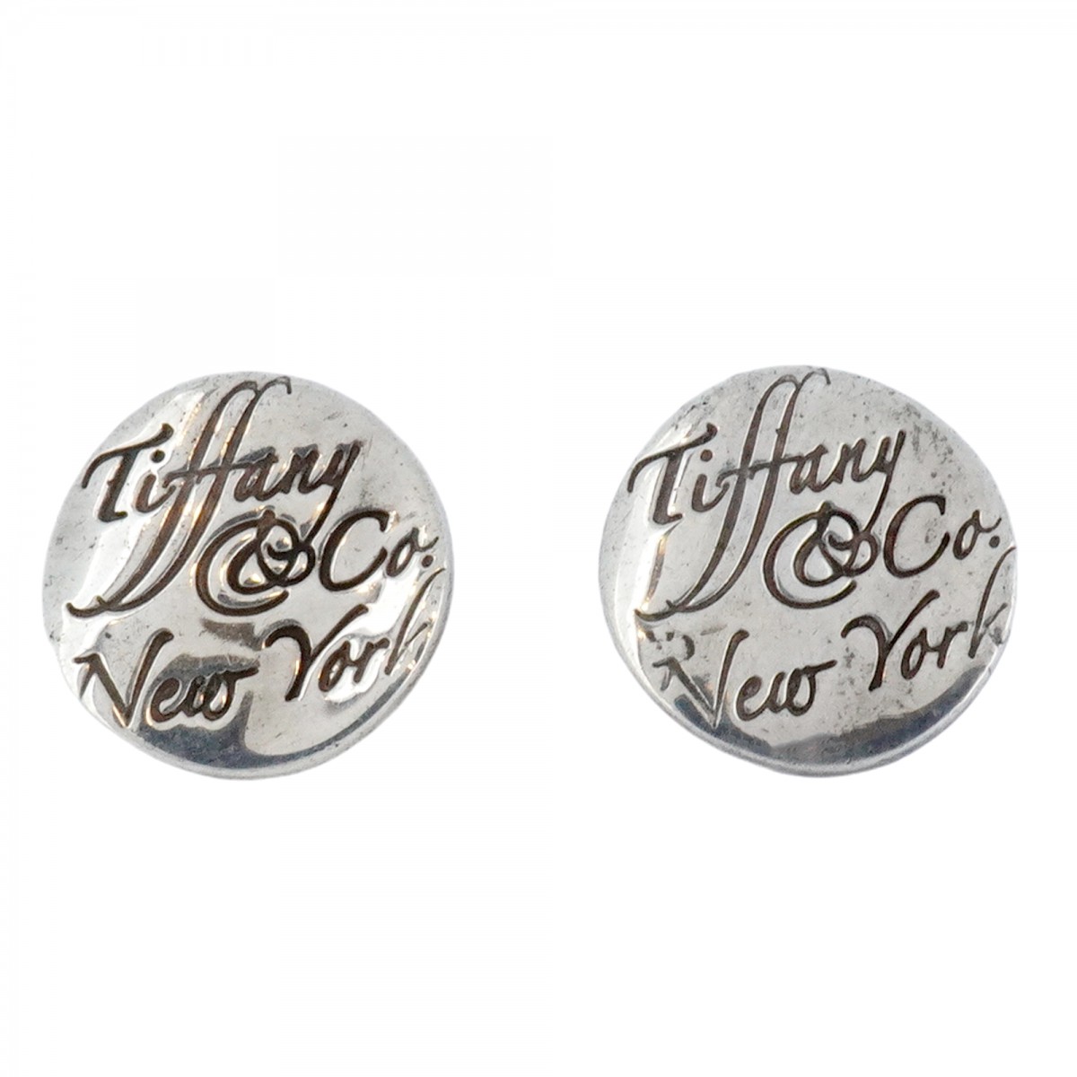 楽天市場】ティファニー Tiffany & Co. ピアス ノーツ ラウンド ロゴ