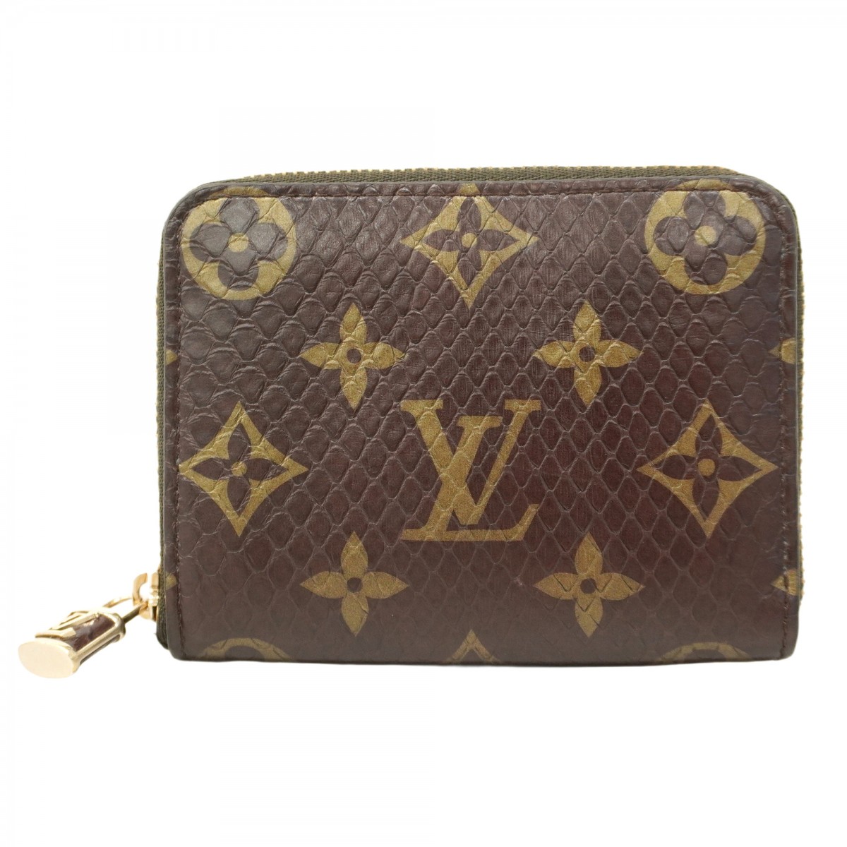 【5pb1918】ルイヴィトン ケース モノグラムパイソン ジッピーパース N80149 パイソン ブラウン【中古】レディース 楽天市場】ルイヴィトン ジッピーコインパース/パイソン N80149【A