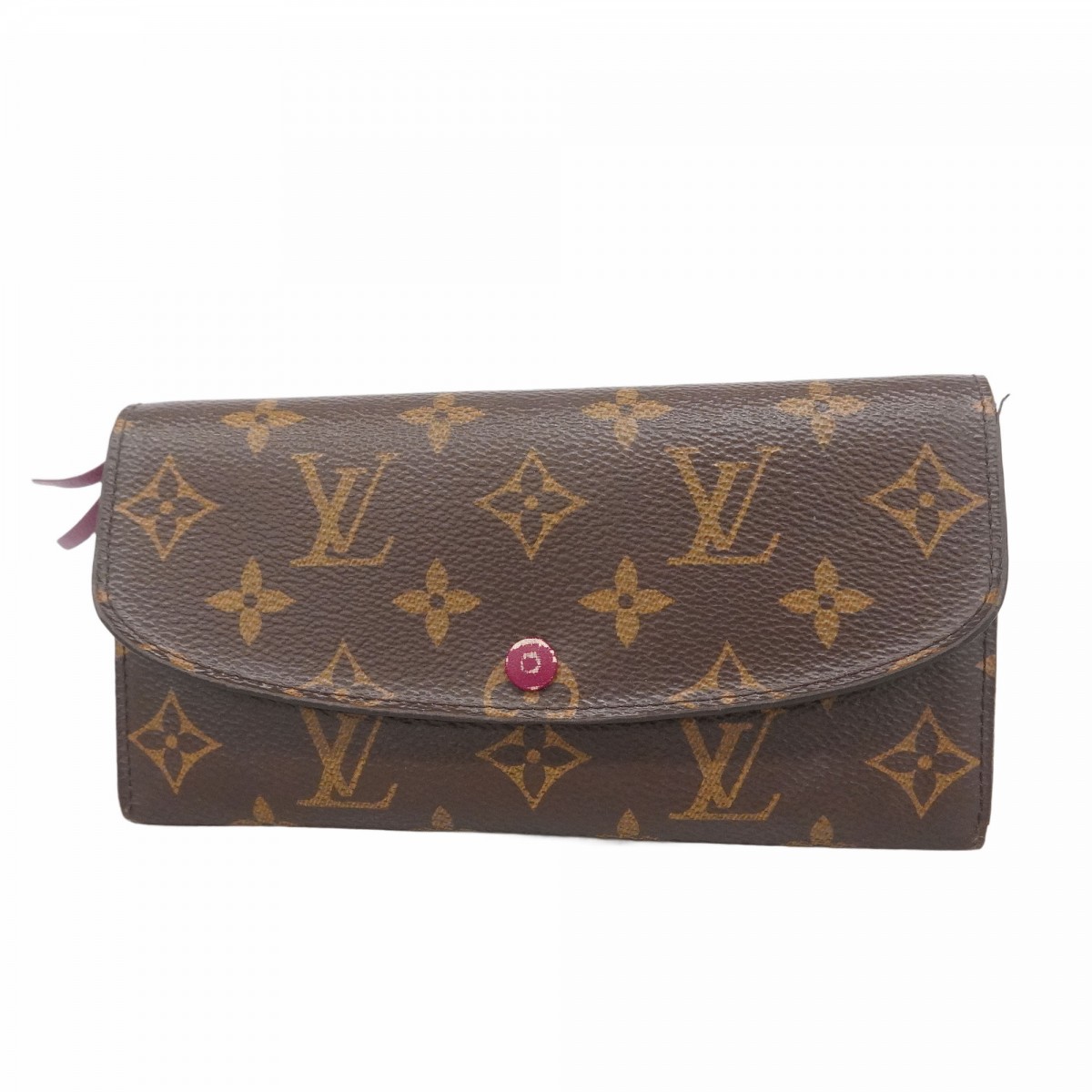 美品・鑑定済★ルイヴィトン　ポルトフォイユ・エミリー　モノグラム　二つ折り財布 LOUIS VUITTON（ルイ・ヴィトン） 財布 レディース ポルトフォイユ