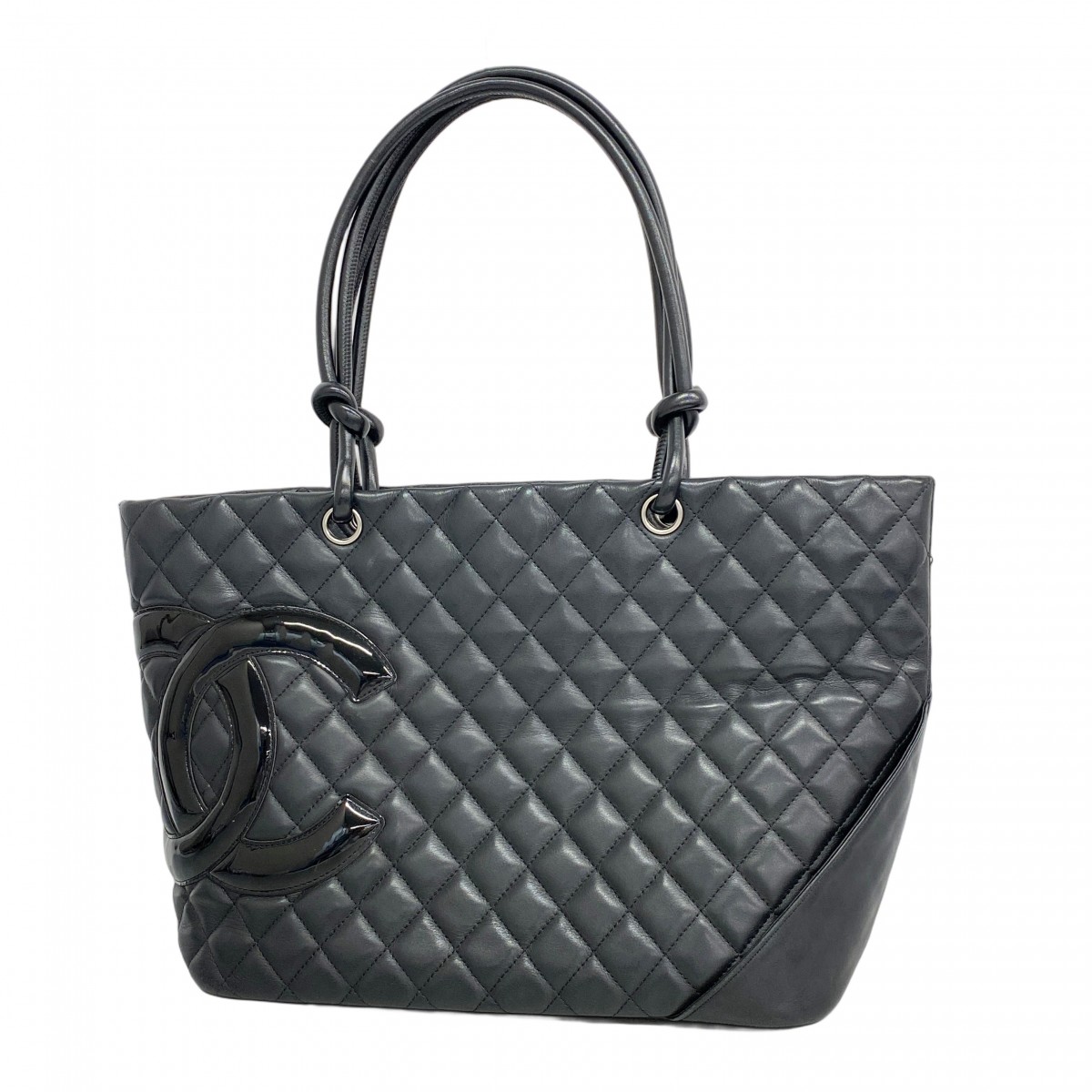 シャネルラムスキンチョコバー トートバッグ A17809 CHANEL(シャネル) トートバッグ チョコバー A17809 黒 ゴールド