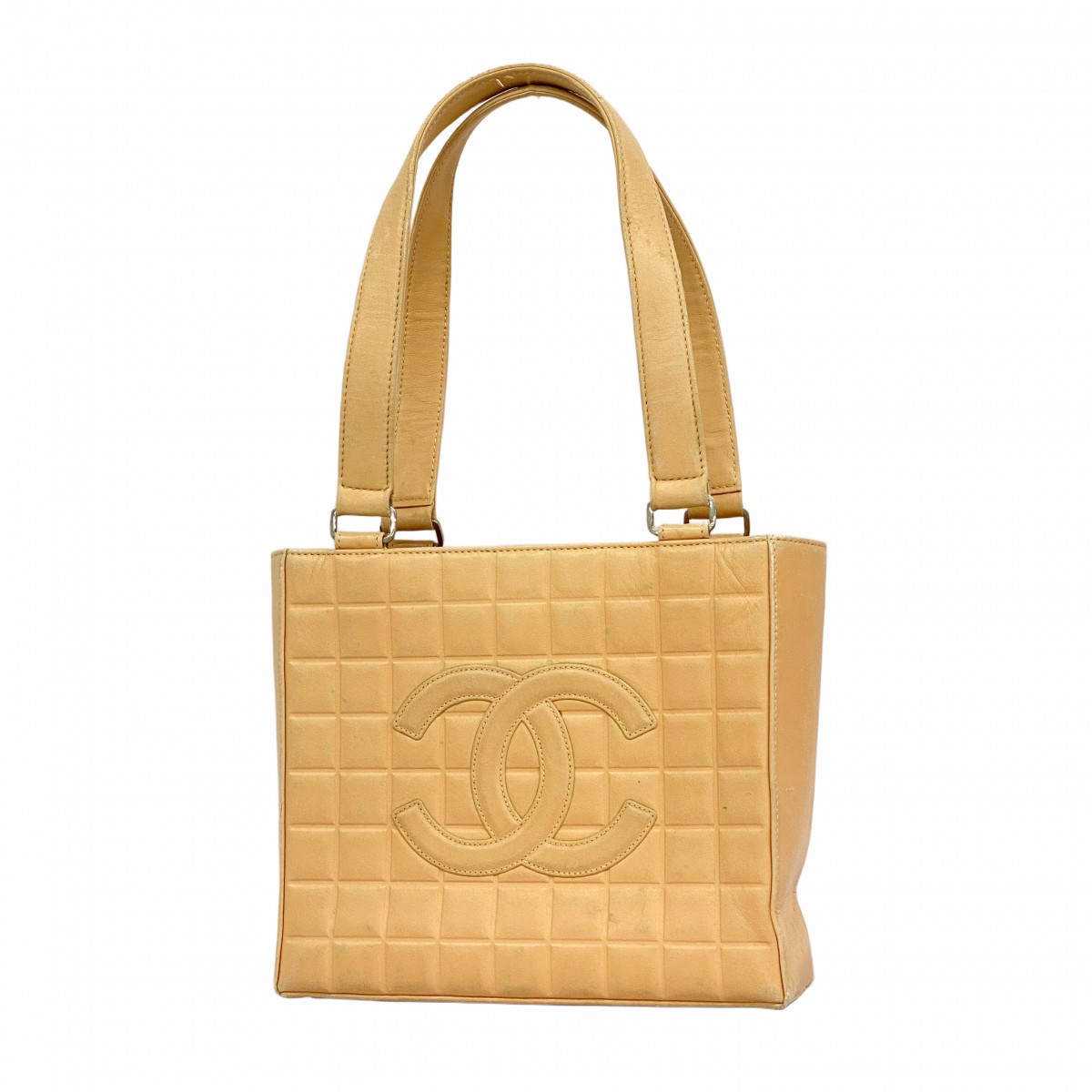 楽天市場】【CHANEL】シャネル ラムスキン チョコバー トート