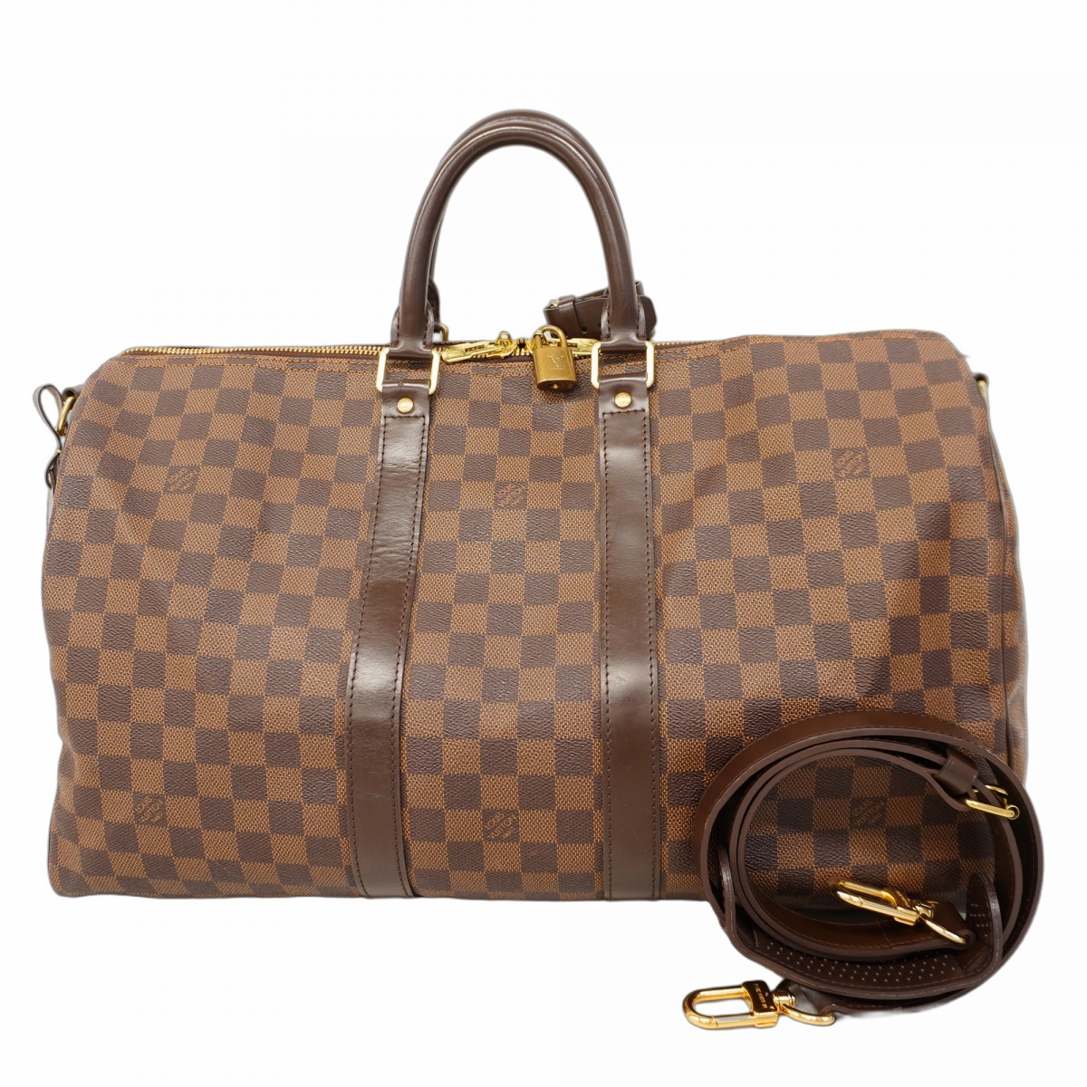 【こはる 】LOUIS VUITTON ダークブラウン マイクロダミエ louis-vuitton-micro-damier-tie