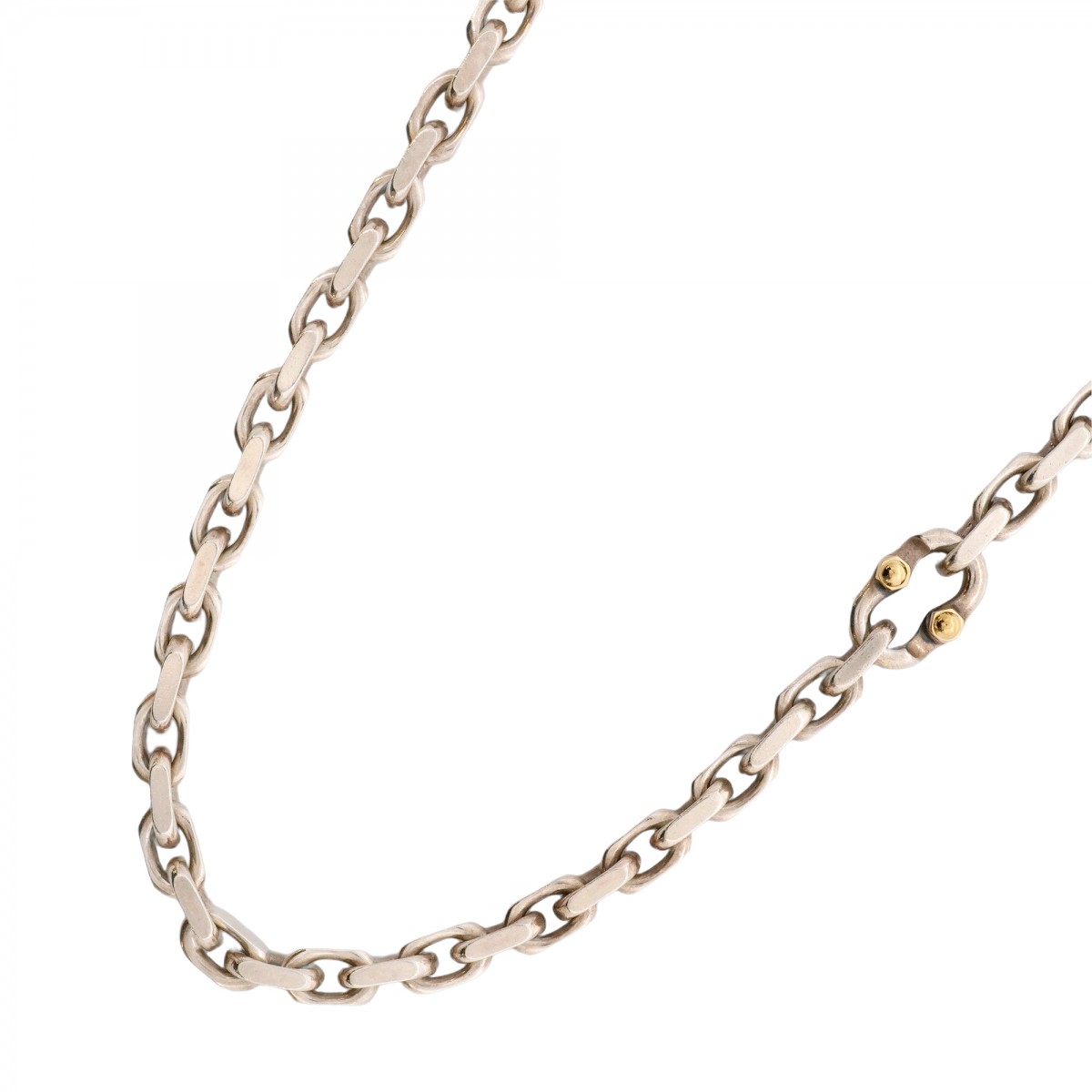 TIFFANY&Co.ティファニー　ナローバーネックレス　メンズ/レディース TIFFANY&Co. ティファニー ナローバーネックレス メンズ