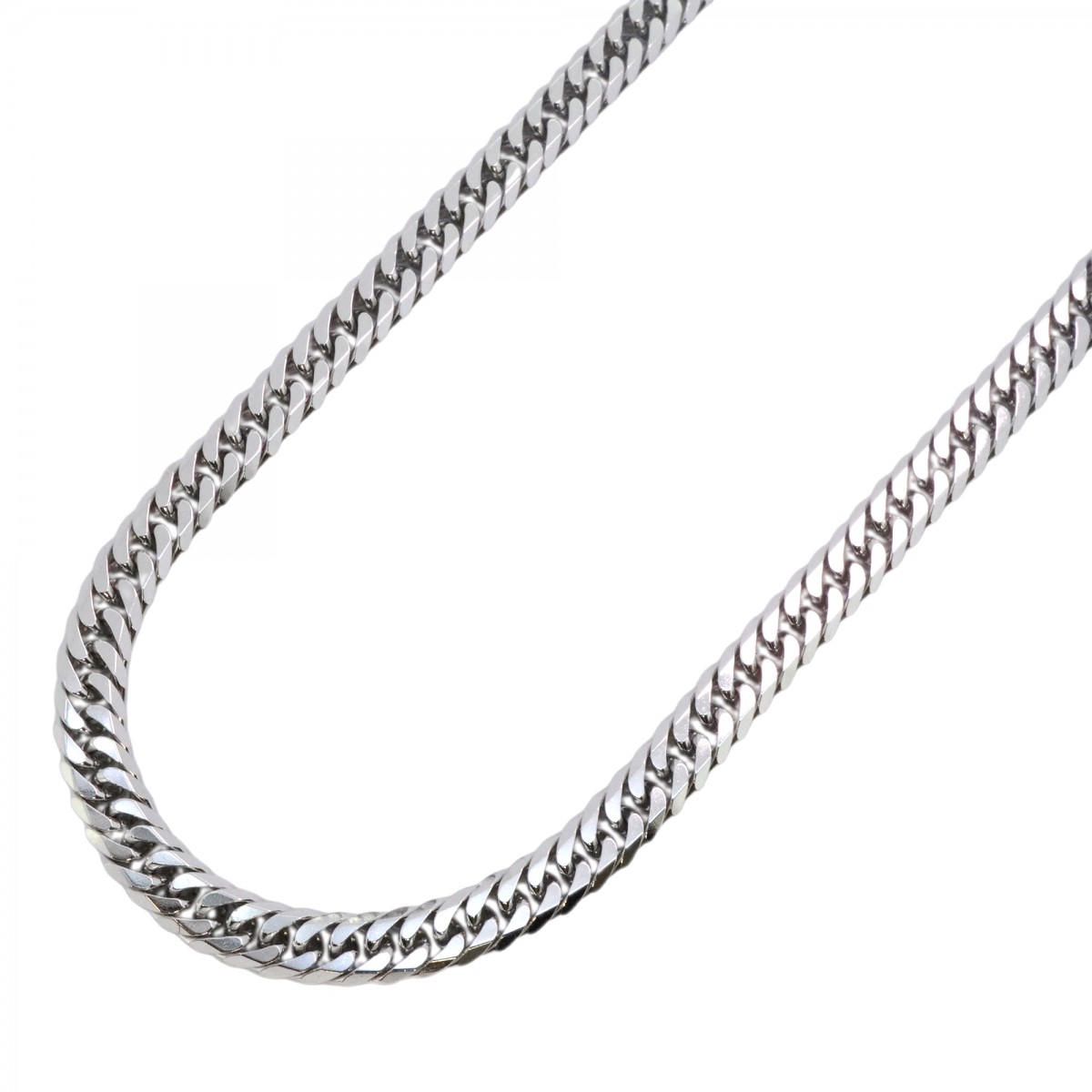 【5kho025】喜平 ネックレス Pt850 プラチナ 6面 ダブル 50.7cm 30.6g キヘイ【中古】メンズ レディース ユニセックス