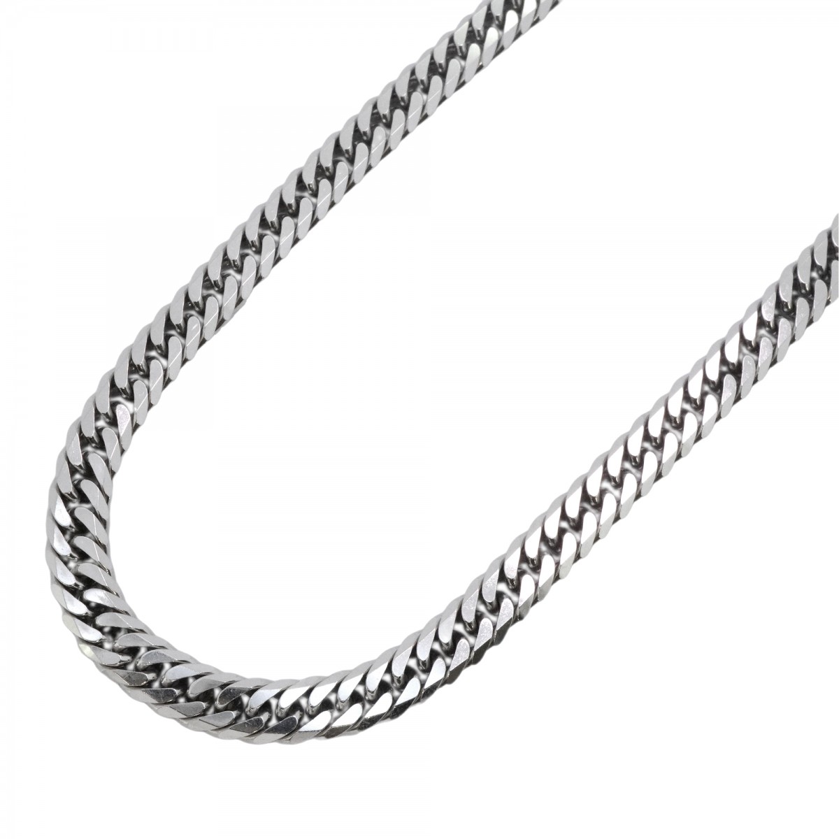 【5kho056】喜平 ネックレス Pt850 プラチナ 6面 ダブル 50.5cm 50.4g キヘイ【中古】メンズ レディース ユニセックス
