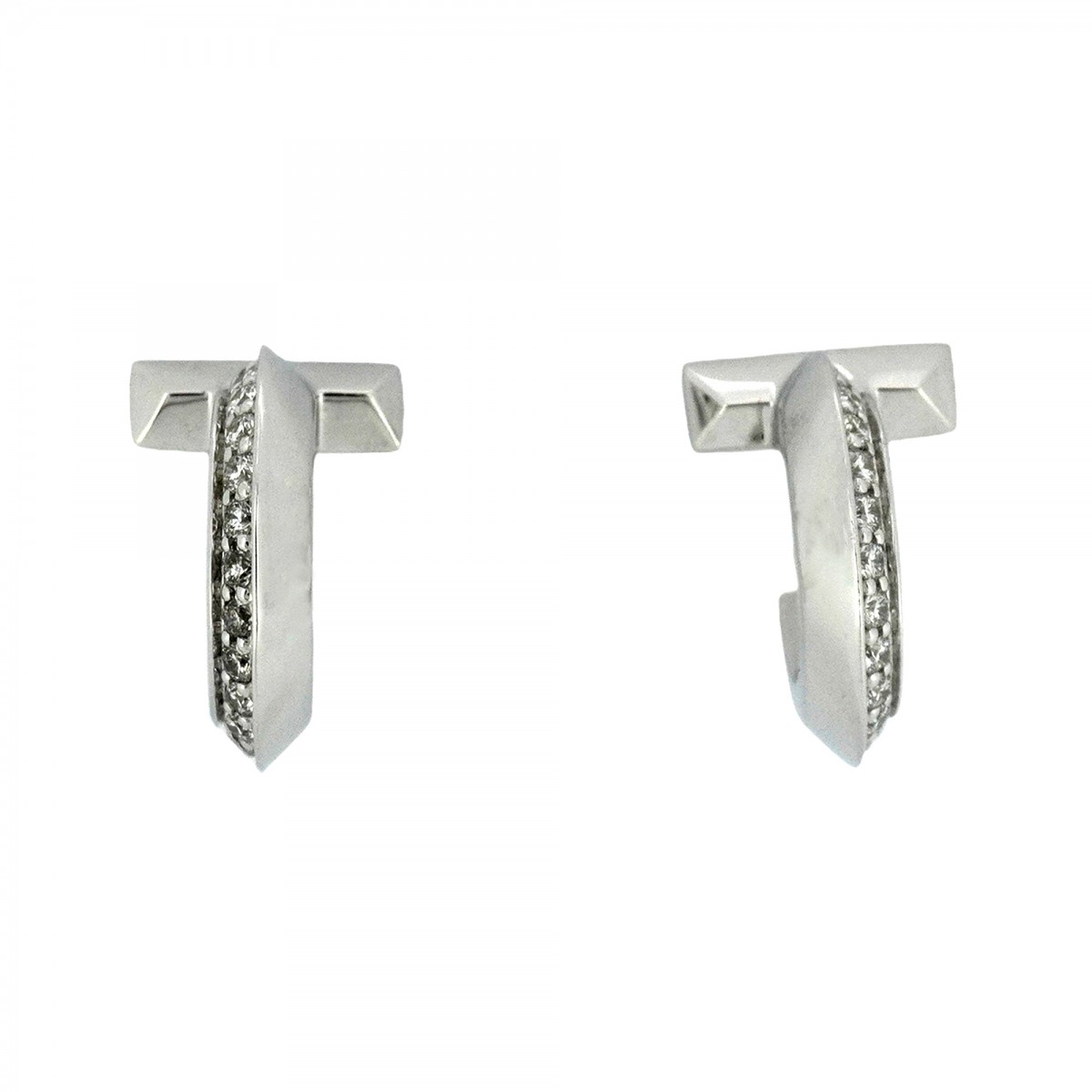 楽天市場】ティファニー インサイド アウト フープ ダイヤモンド