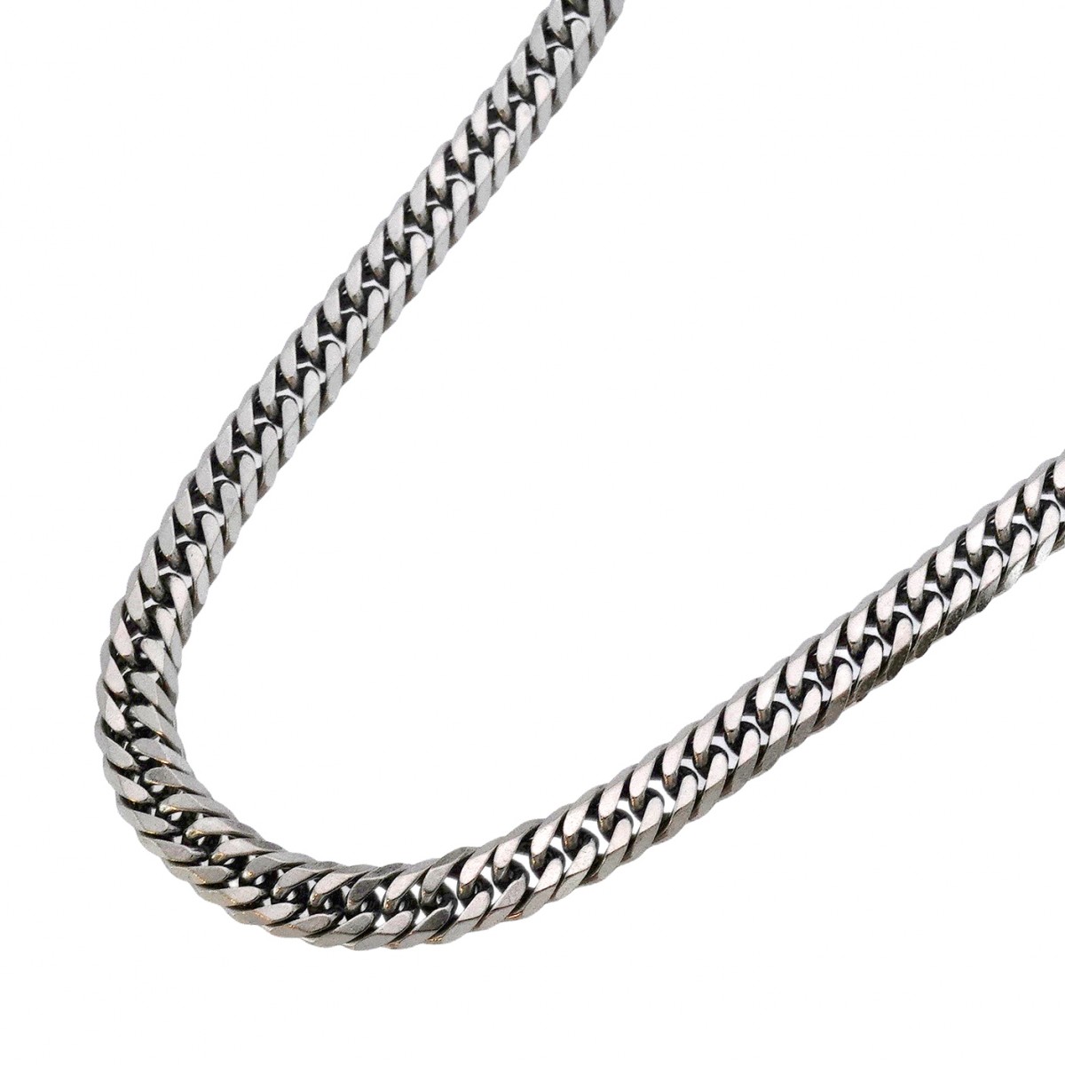 【6kha0035】喜平 ネックレス Pt850 プラチナ 6面 ダブル 60.5cm 50.6g キヘイ【中古】メンズ レディース ユニセックス 283,586円