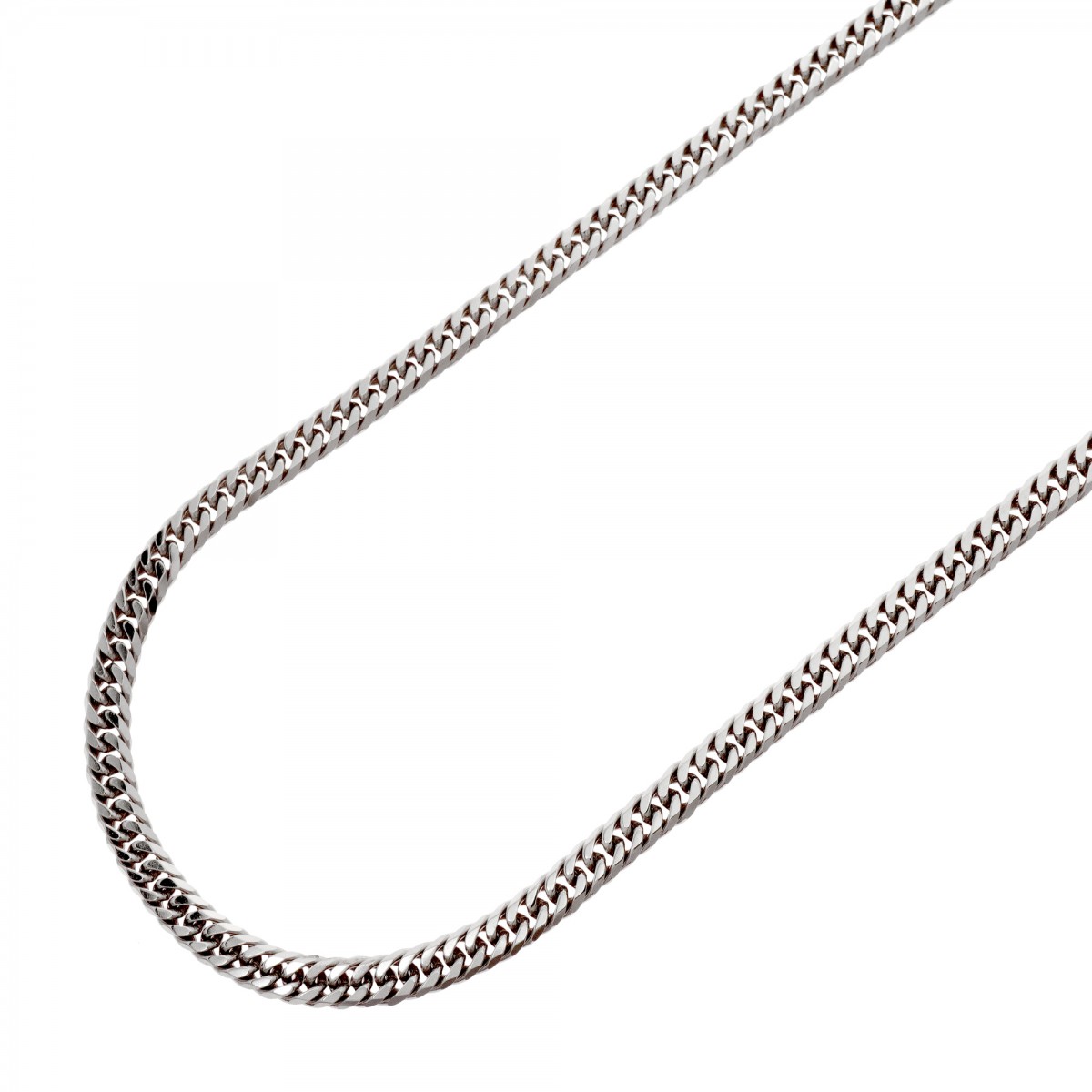 【6khb0081】喜平 ネックレス Pt850 プラチナ 6面 ダブル 60.9cm 30.3g キヘイ【中古】メンズ レディース ユニセックス