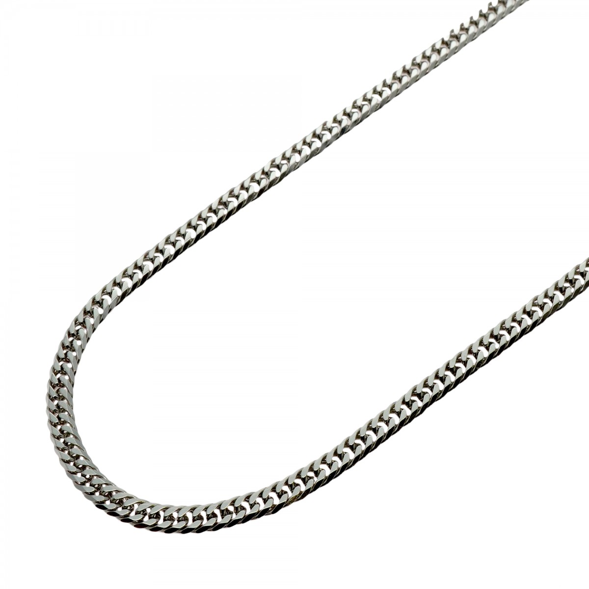 【6khc0013】喜平 ネックレス Pt850 プラチナ 6面 ダブル 60.5cm 30.5g キヘイ【中古】メンズ レディース ユニセックス