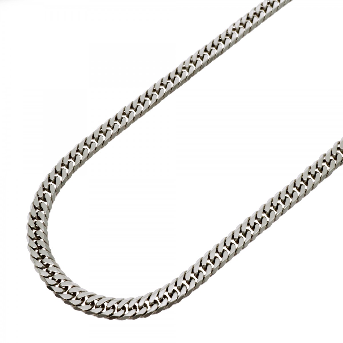 【6khc0063】喜平 首飾り Pt850 プラチナ 6面 ダブル 51.2珊 50.6g キヘイ【中古】メンズ レディース ユニ一発やる