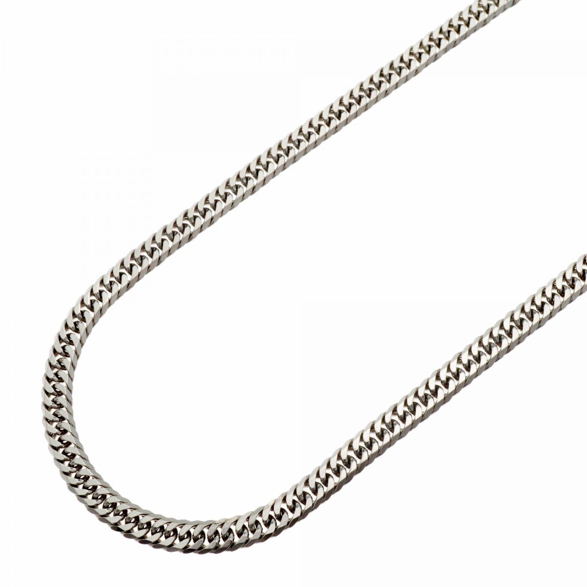 【6khd0089】喜平 首飾り Pt850 プラチナ 6面 ダブル 50.2糎 30.5g キヘイ【中古】メンズ レディース ユニ一発やる