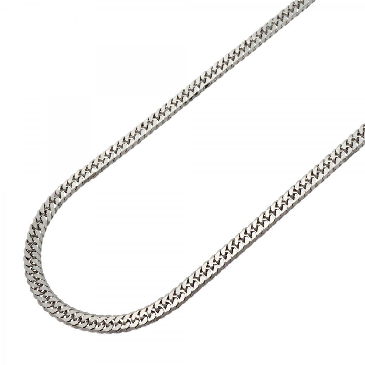 【6khe0028】喜平 首飾り Pt850 プラチナ 6面 ダブル 50.5糎 30.6g キヘイ【中古】メンズ レディース ユニ一発やる