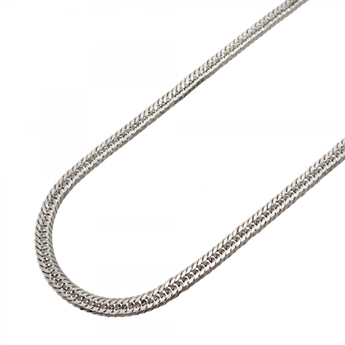 【6khe0037】喜平 頸飾り Pt850 プラチナ トリプル 12面 45.8糎 27.7g キヘイ【中古】メンズ レディース ユニ一発やる