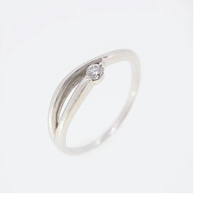 【jv406】ダイヤモンド リング/0.05ct/Pt950 プラチナ/一粒ダイヤ/未使用