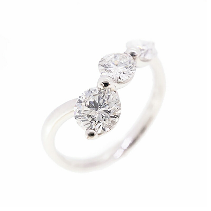 PT ダイヤモンドリング 楽天市場】【jv447】ダイヤモンド リング/0.328ct/0.04ct/Pt900