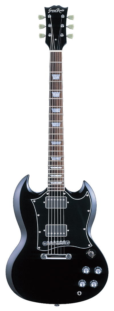 Grass Roots エレキギター ブラック エレキギター GrassRoots G-HORIZON-FR Black グラスルーツ