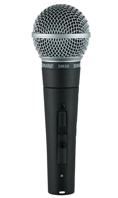 SHURE シュアー ダイナミックマイク SM58-SE On/Offスイッチ付｜楽器はじめるならここ！！大谷楽器