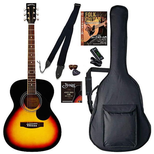 セピアクルー 届いたその日から始められる アコースティックギター入門セット Fg 10 Smtb Ms Fg 10 セット アコースティックギター初心者入門８点バリューセット ヴィンテージサンバースト Rcp アコースティックギターセット Zn 楽器はじめるならここ
