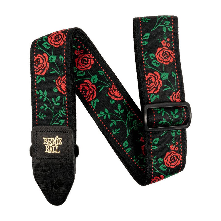 Rakuten ギター ベース アコギ用ストラップ ERNIE BALL 5318 SPANISH ROSE JACQUARD STRAP  novomont.si