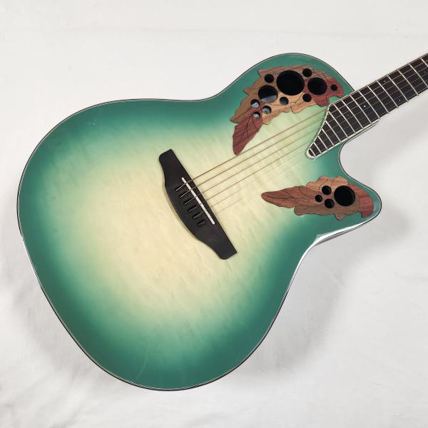 Ovation Celebrity Elite Exotic Mid Depth CE44X-9B MINT GREEN オベーション セレブリティー エレクトリック アコースティックギター エレアコ｜楽器はじめるならここ！！大谷楽器
