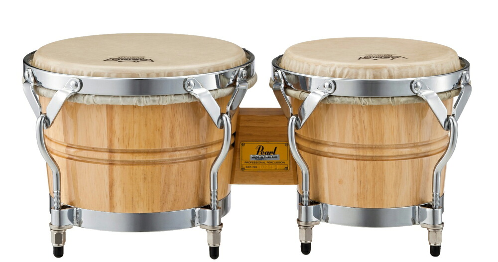 PEARL パール ホワイトウッドボンゴ BG-209WR w/レモ・ニュースキンヘッド|楽器はじめるならここ!!大谷楽器