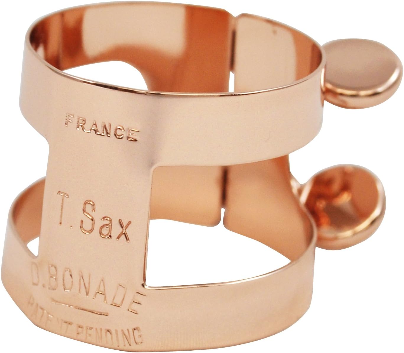 D.BONADE ダニエル・ボナード リガチャー テナーサックス用 逆締め ピンクゴールドメッキ PGP｜楽器はじめるならここ！！大谷楽器