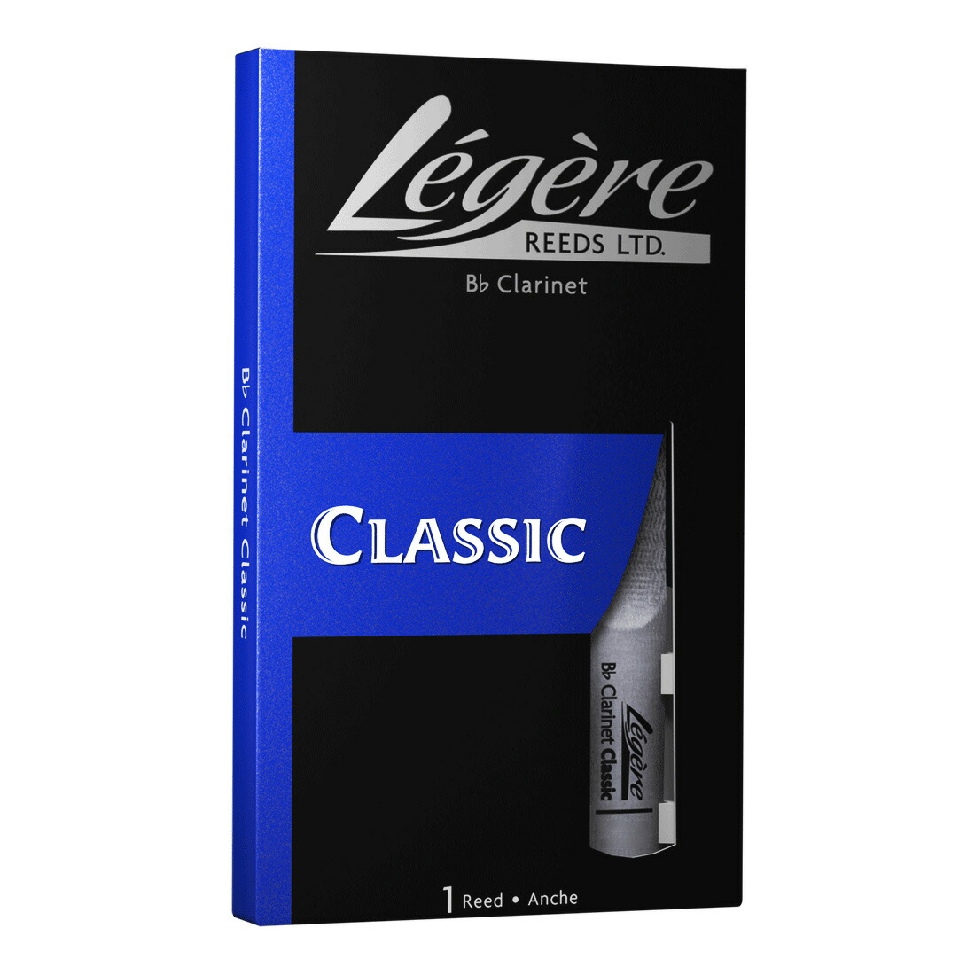 レジェールフレンチカット B♭クラリネットリード 3.75 3パックセット Legere レジェール プラスチック リード B♭クラリネット