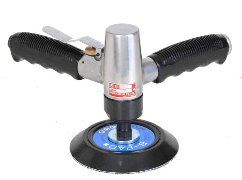 埼玉精機 U85V Φ123粍 ポリッシャー 色ハギサンダー U-85V 神通力印字機 シングル回転させる 磨きにも当て嵌める