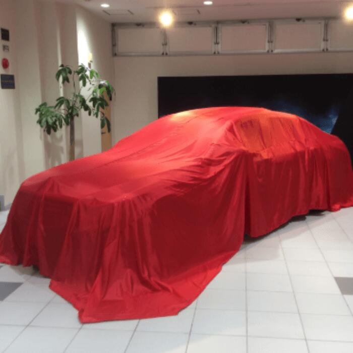 高級車 カバー ボティカバークロス P100シルキー 赤色 BODY COVER CLOTH LLサイズ ハーフサイズ レッド 1枚 愛車保護 カバー｜お助けプロショップ