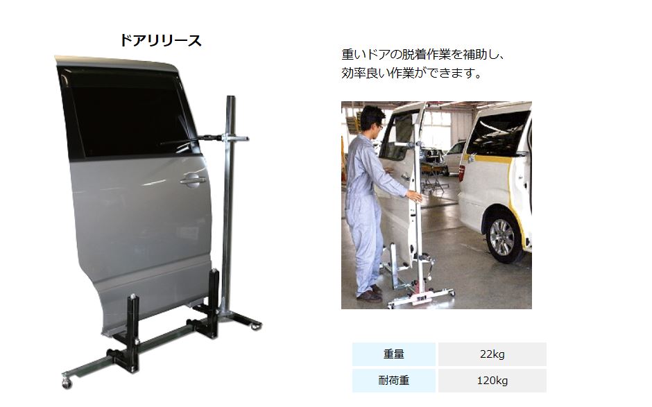 楽天市場 25日はポイント10倍 法人限定 スライドドア 脱着 工具 ドアリリース Aus 06s スライドドア交換 自動車 車 鈑金 領収書 領収証 お助けプロショップ