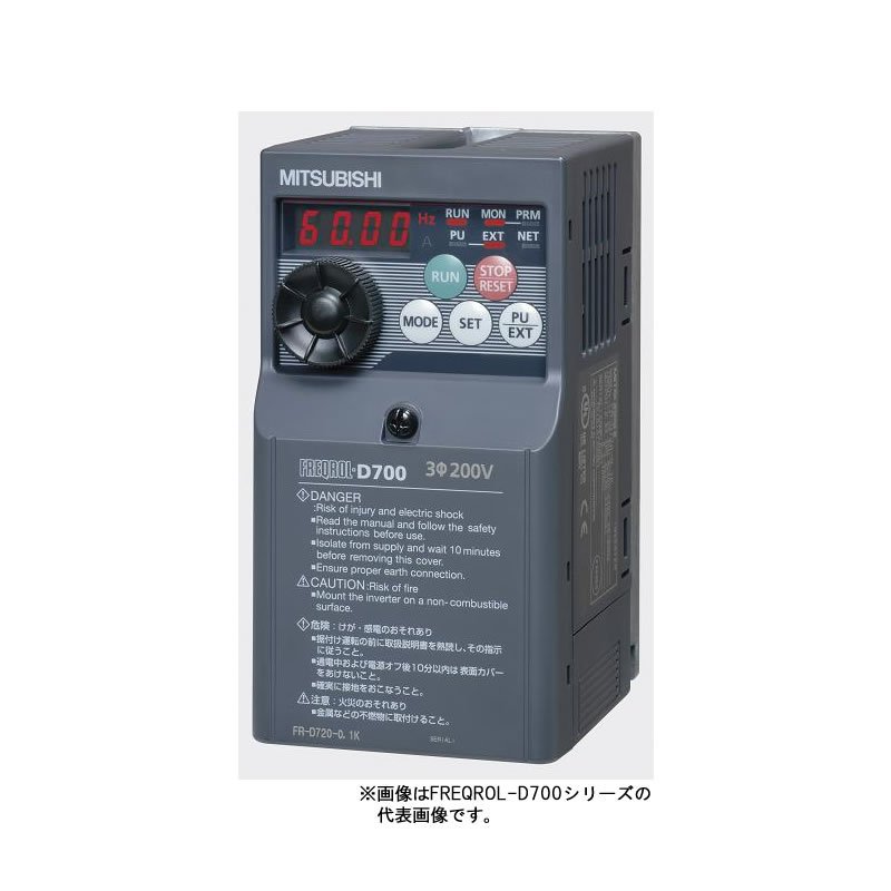 三菱電機 汎用インバータ FREQROL-D700 FR-D720-0.75K Amazon.co.jp: 三菱電機 汎用インバータ FREQROL-D700 FR-D720