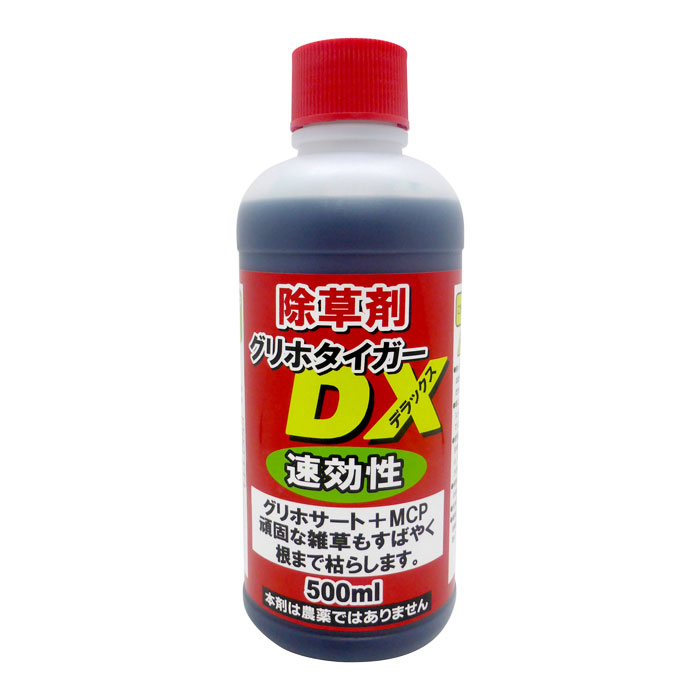 除草剤 グリホタイガーDX 500ml 1本／20本（入れもの） グリホサート＋MCP 非農地用