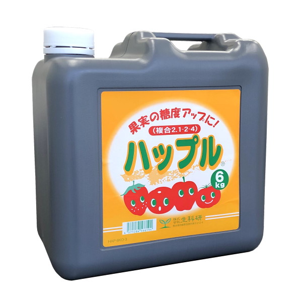 液体複合肥料　ハップル　6kg　葉面散布液肥