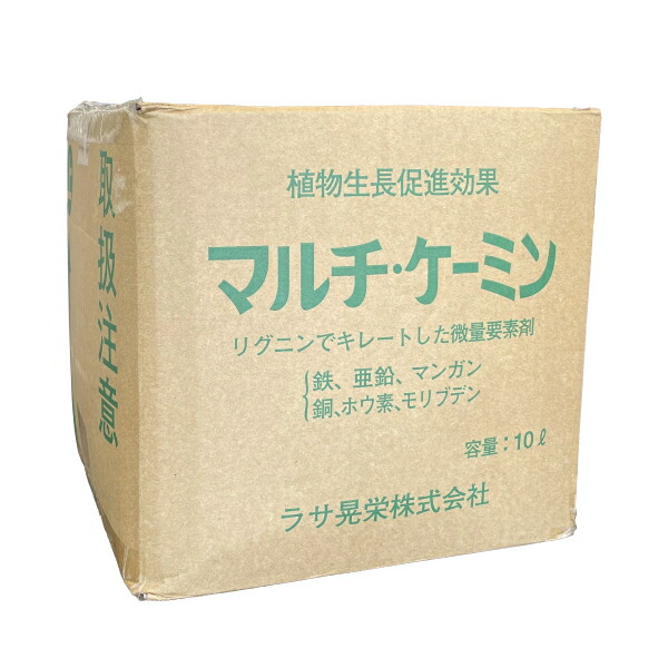 【P5倍】 微量要素キレート剤 マルチケーミン 10L 【バナーからエントリーでポイント5倍 7/19 20:00 - 7/26 1:59】|農薬・資材・農機のおてんとさん