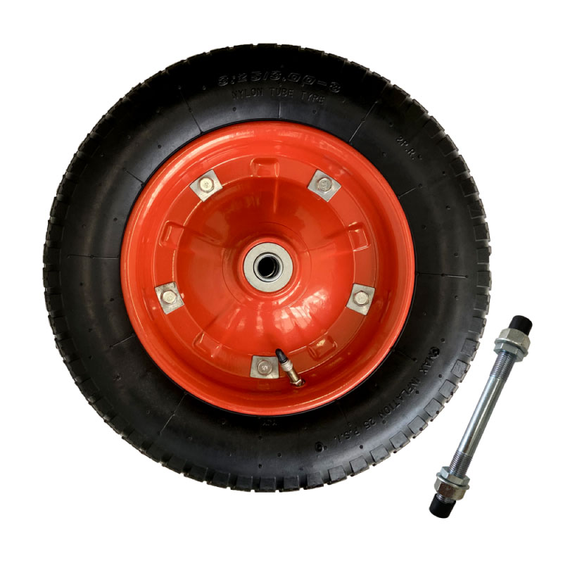 新品未使用 ジョイクラ トレードイン可能40Cmノーパンクタイヤ 楽天市場】新ノーパンクタイヤ スチールホイール一輪車用タイヤ
