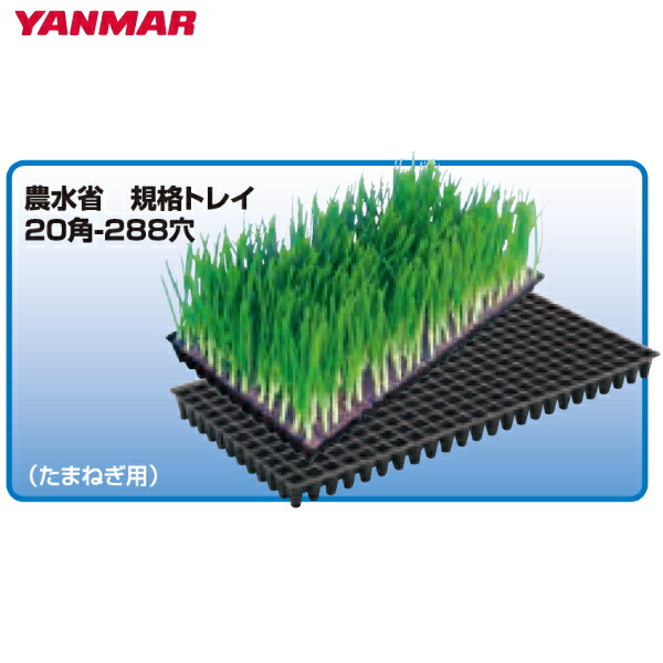 ヤンマートレイ　20角　288穴　100枚　全自動移植機 対応　たまねぎ 花卉